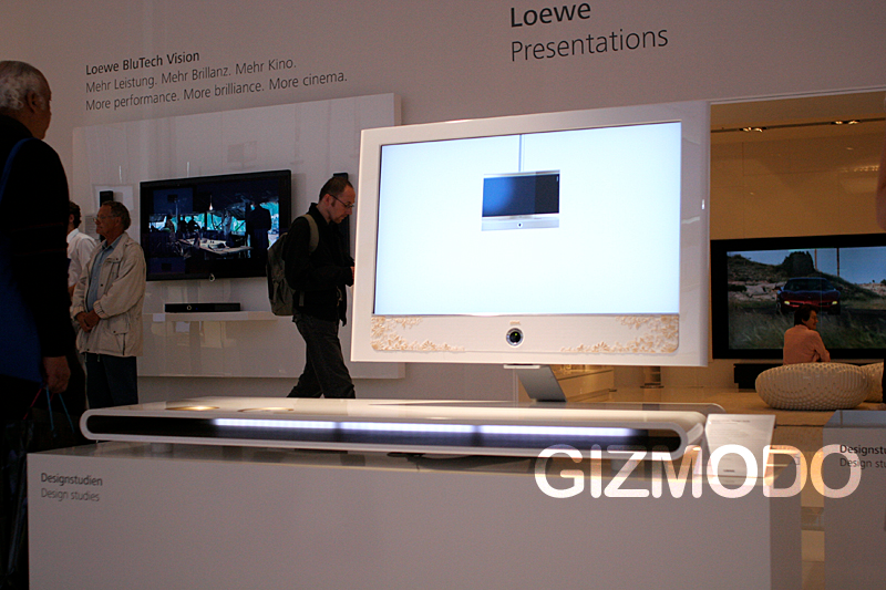 Illustration for article titled Loewe's Design Studio TVs are Absolutely Fan-Bloody-tastic